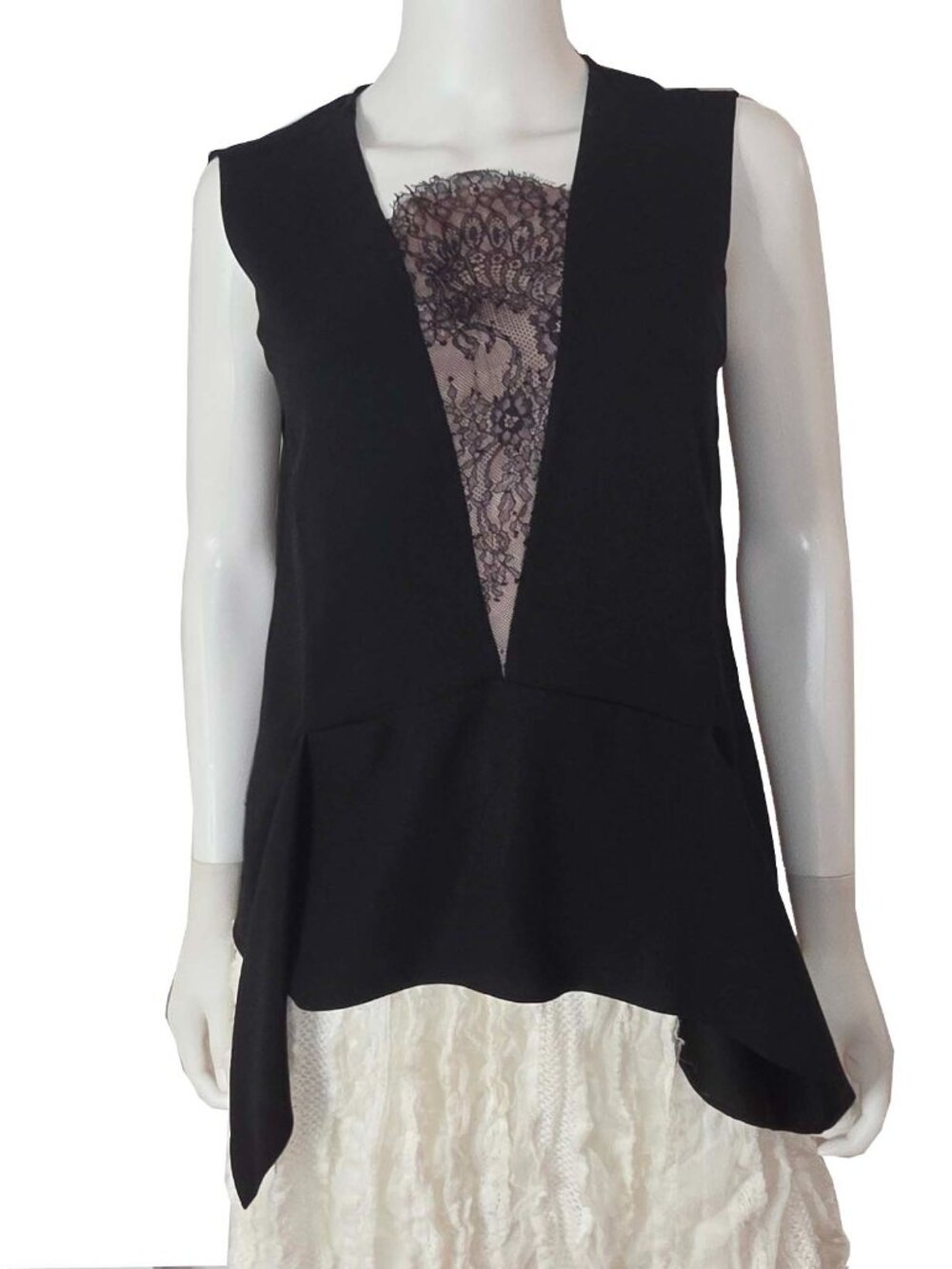 Vintage BCBG Maxazria Lace Blouse Top